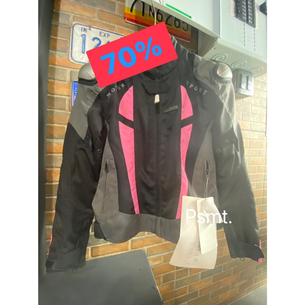 30% Sale!!!! เสื้อการ์ด(หญิง) BENKIA JWW68-XL สีชมพู-ดำ