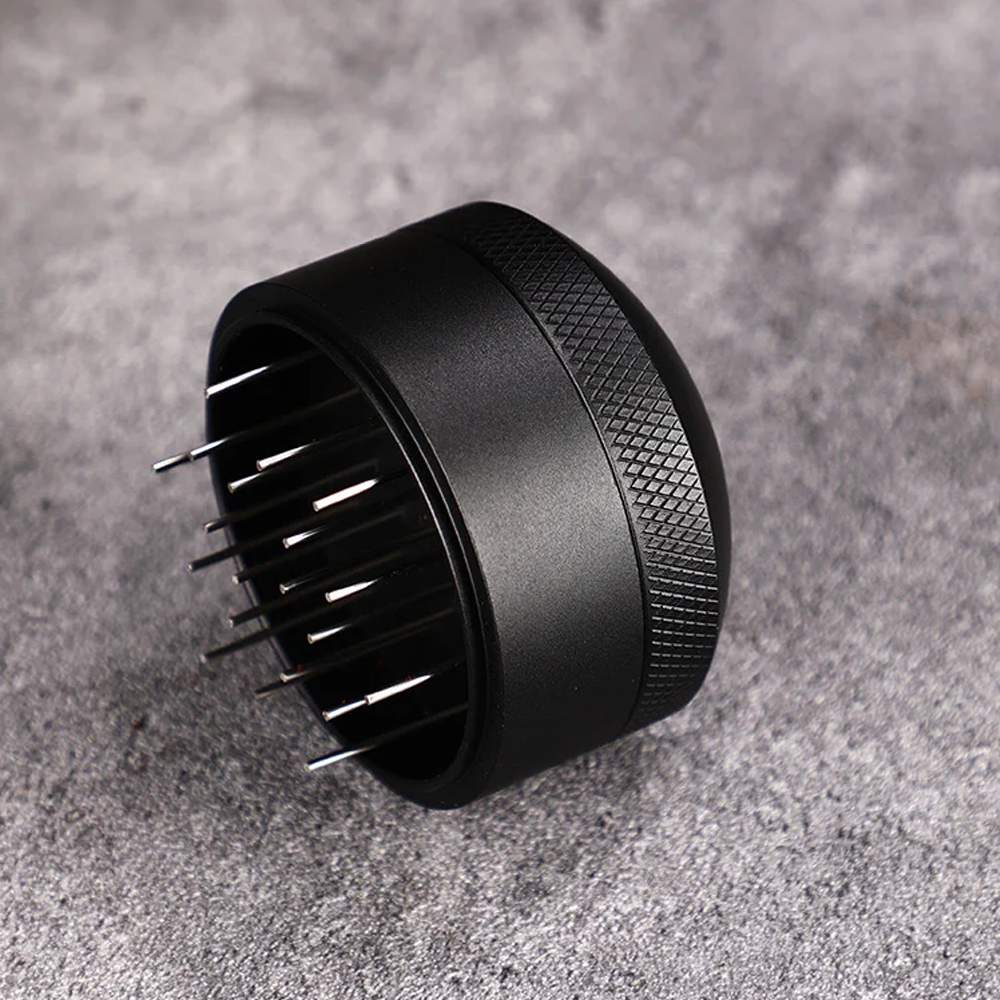 พร้อมส่ง!! Coffee Needle Tamper แทมเปอร์เข็ม เกลี่ยผงกาแฟ 51/58mm. สีดำและเงิน ราคา ถูกที่สุด ดีลบีเคเค แกลเลอรีภาพที่ 6