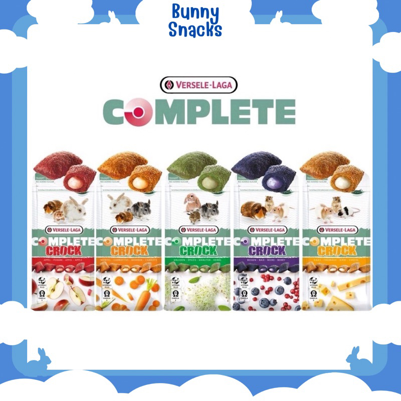Crock Complete ขนมสัตว์ฟันแทะ กระต่าย หนูแฮมเตอร์ (Versele Laga)