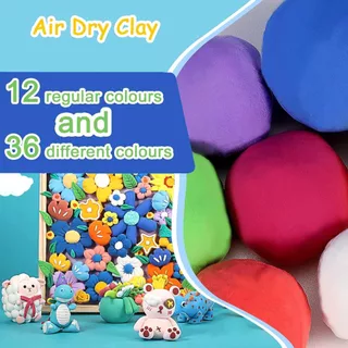 ถูกที่สุด️ ดินเบา 24 สี ดินเบาเกาหลี ดินเบาลูกเจี๊ยบ ของเล่นเด็ก แฮนด์เมด ปลอดสารพิษ ขายส่ง