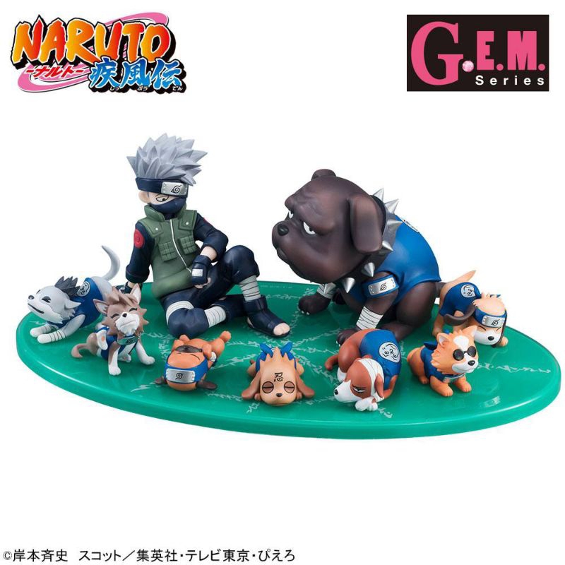 ( 1st hand instock ) Megahouse - GEM series - Hatake Kakashi & Ninken ( Genuine authentic figure ✅ )