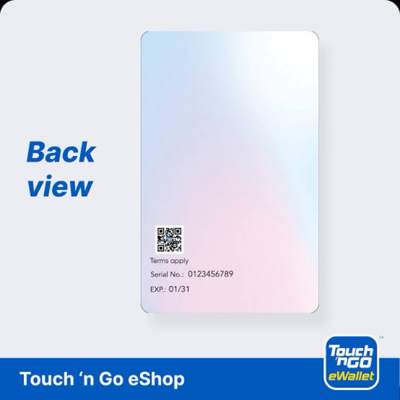 touch and go card e-wallet บัตรใช้เดินทางในมาเลเซีย