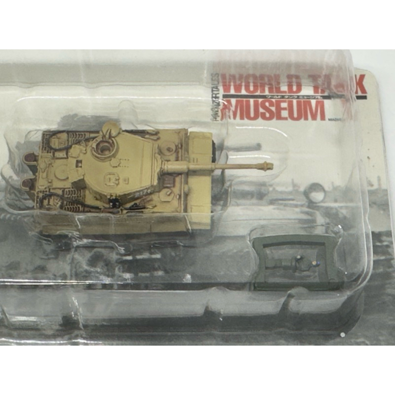 โมเดลรถถัง 1/144 TAKARA World Tank Museum 7th Edition Secret German Tiger Tank Otto Carius Kaiyodo