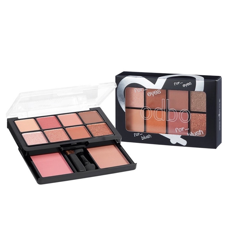 Odbo For Eyes For Blush Eyeshadow & Blush On ODS01 : โอดีบีโอ ฟอร์ อายส์ ฟอร์ บลัช ขนาด 20g