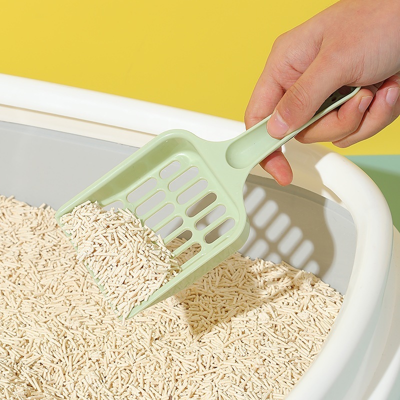 ที่ตักทรายเเมว สีสันสดใส ที่ตักทรายแมวรูปหน้าเเมว ช้อนตักทรายเเมว ขนาดใหญ่ หนา ขนาด 8.8x19.8x2.5x cm 🔥 พร้อมส่ง 🔥 - รูปที่ 3