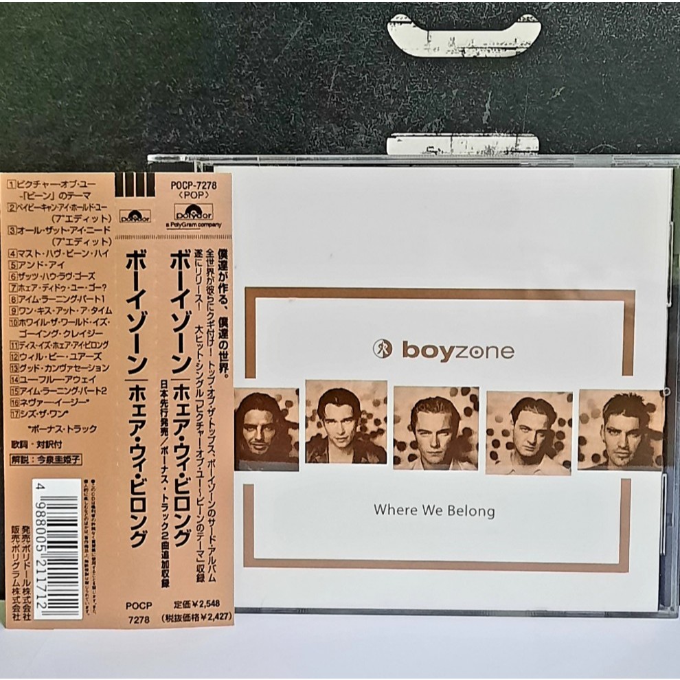 CD ซีดีเพลง Boyzone / Where we belong                                   -s10