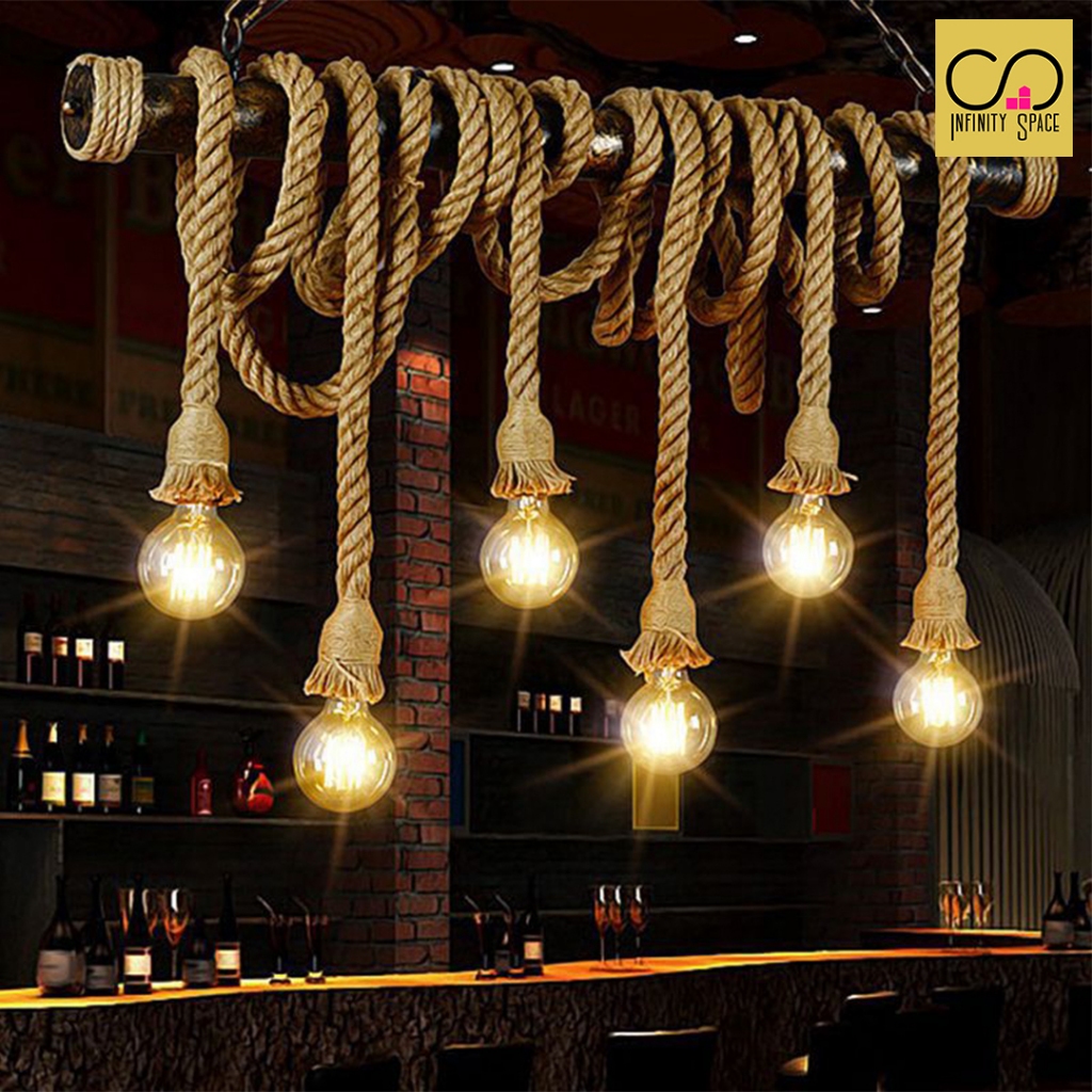 Infinity Space: PDL-L17 โคมไฟห้อยเพดาน โคมไฟลอฟท์วินเทจ ย้อนยุค Pendant Lamp Loft Vintage Style