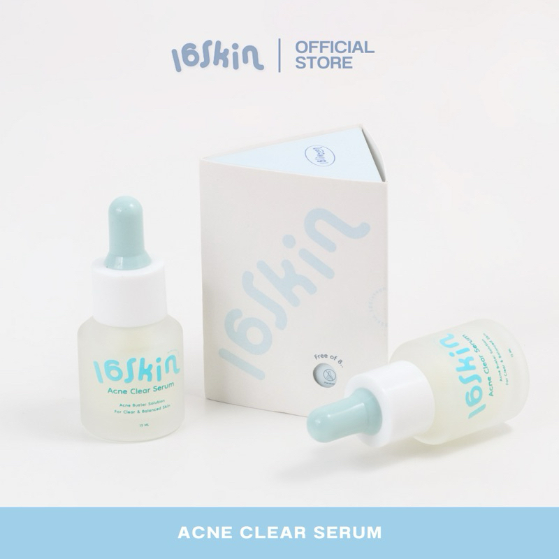 16Skin Acne Clear Serum เซรั่มรักษาสิว [ซร]