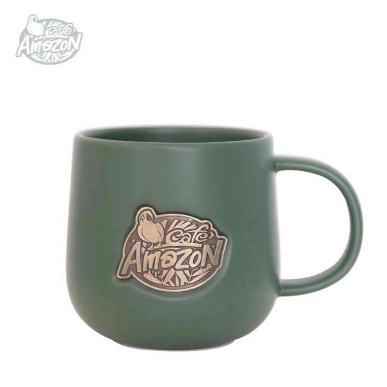 แก้วเซรามิคAmazon Signature Ceramic Mug สีเขียว