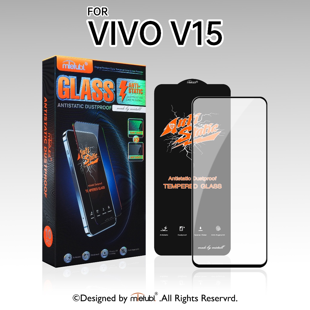 กระจกนิรภัย ฟิล์มไฮโดรเจล Mietubl FOR VIVO V15 เต็มจอ
