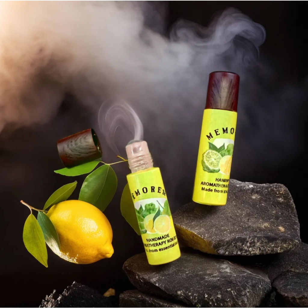 Memorem Handmade Aromatherapy Rollers 5ml (สีเขียว)