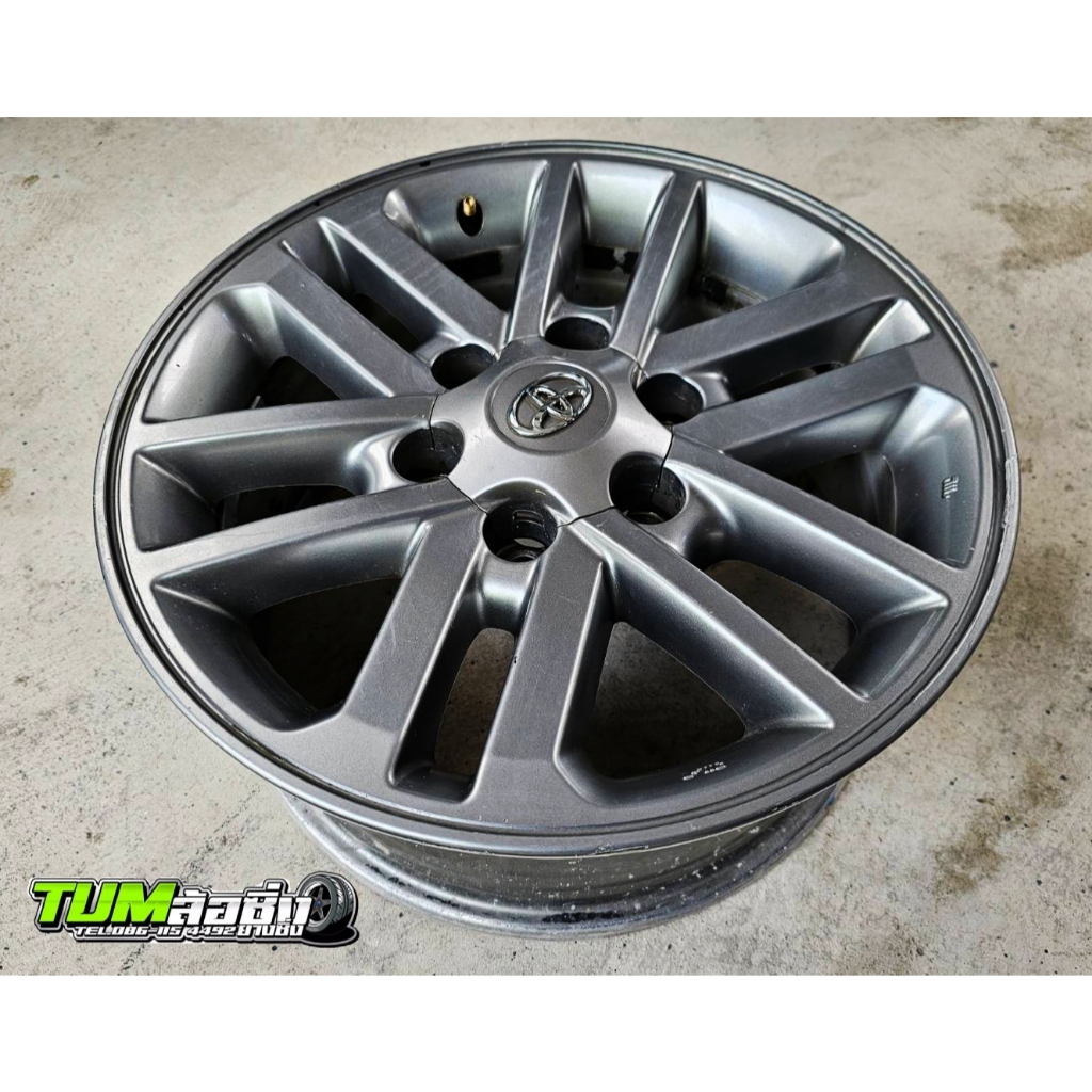 ล้อแม็กซ์ Toyota Hilux Vigo  Champ (รุ่น พิเศษ 50 ปี ) ก้านตะเกียบ  สีรมดำ  ขอบ 17  6 รู 139  (ราคาต่อ 1 วง)