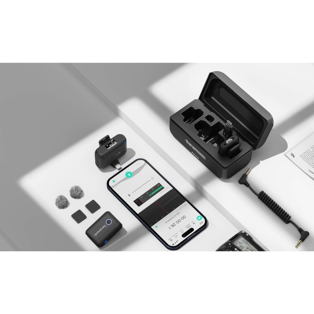 SARAMONIC - Blink500 B2+ มีระบบตัดเสียงรบกวน ลองรับ โทรศัพท์ แท็บเหล็กก้อง ถ่ายรุป ของแท้ รับประกัน1 ปี - รูปที่ 6