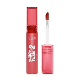 SASI sugar rush! lip tint 3g ศศิ ซูการ์ รัช ลิป ทิน หลอดพลาสติกสีแดง รุ่นเก่าและรุ่นใหม่ แท้ 100% พร้อมส่ง
