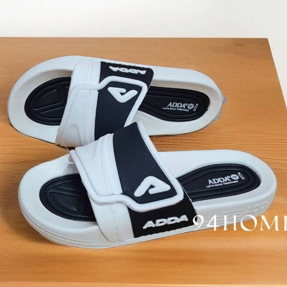 31T74-M1 adda  แอดด้า รองเท้าแตะแบบสวม ผู้ชาย ปรับขนาดได้ นุ่มเบาสบายเท้า size 4-9 ดูขนาดไซส์ตารางที่รูปภาพ