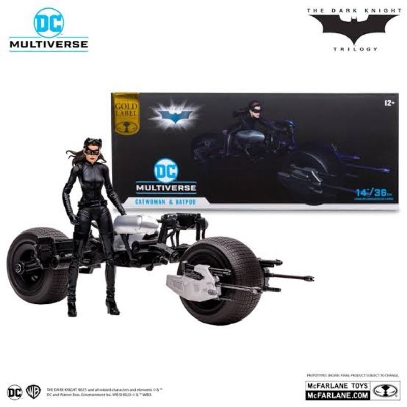 Catwoman & Batpod McFarlane Toys
