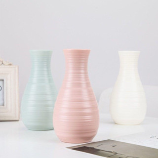 [พร้อมส่ง] แจกันพลาสติก ขนาด 20 ซม.ตกแต่งใส่ดอกไม้เพื่อความส…