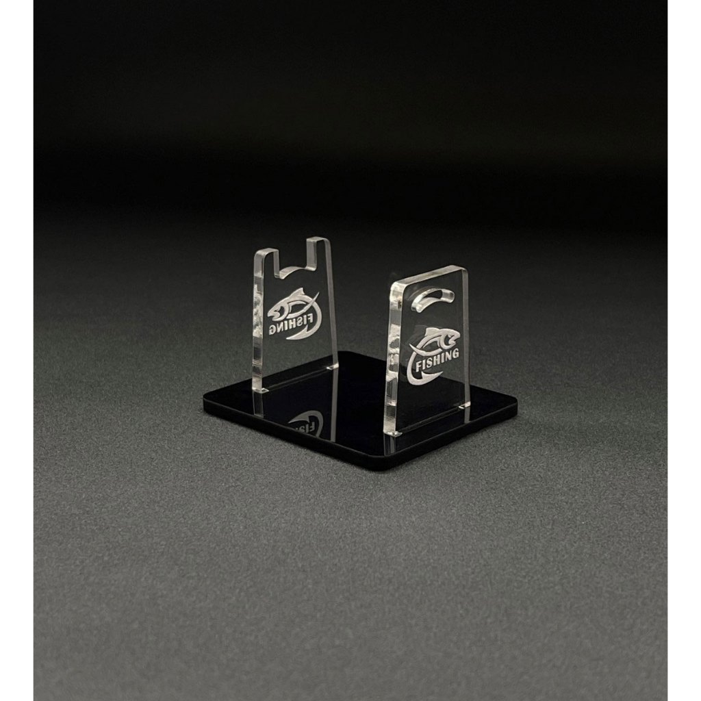 แท่นวางรอก ที่วางรอกตกปลา อะคริลิค Acrylic รอกสปินนิ่ง แท่นโชว์รอกเบ็ด