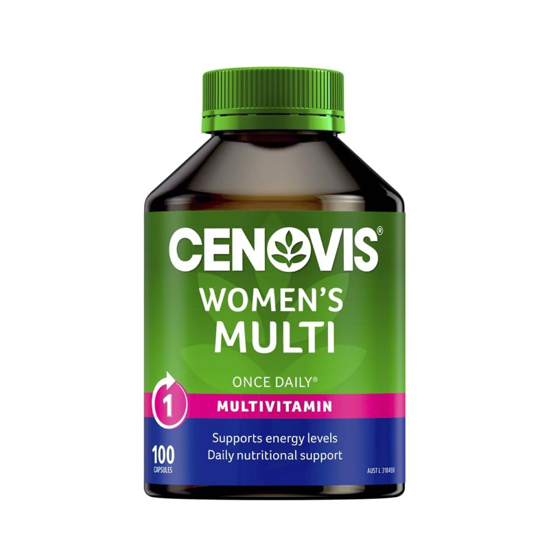 Cenovis Women's Multivitamin Capsules Multi For Energy 100 เม็ด วิตามินรวมสำหรับผู้หญิง