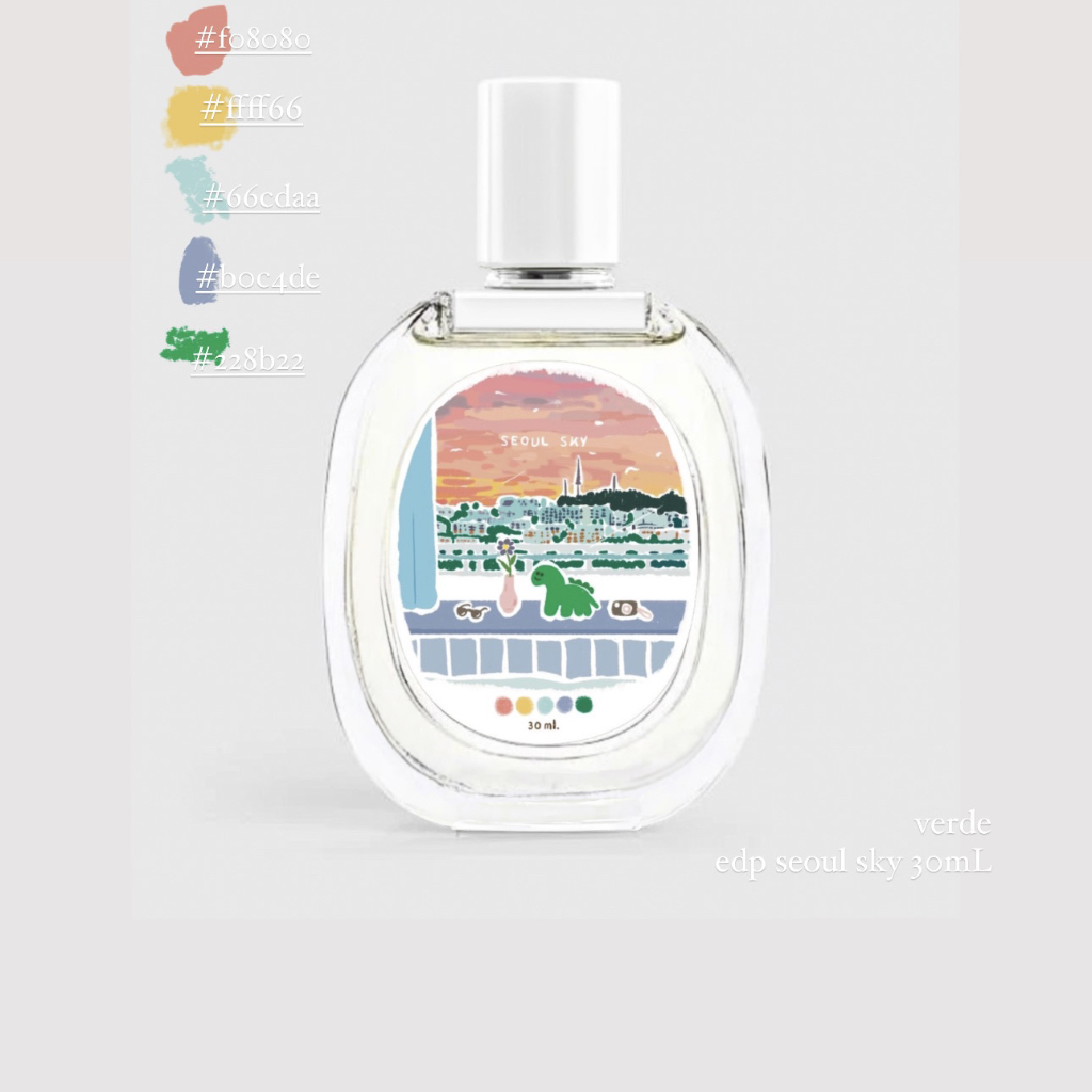 [New Arrival] น้ำหอม edp verde seoul sky 30ml
