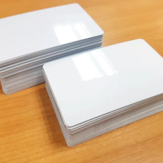 บัตรพนักงานเปล่า Ribbon PVC Card Box Set 1 กล่องบรรจุ 250 แผ่น สำหรับเครื่องพิมพ์บัตรริบบ้อน