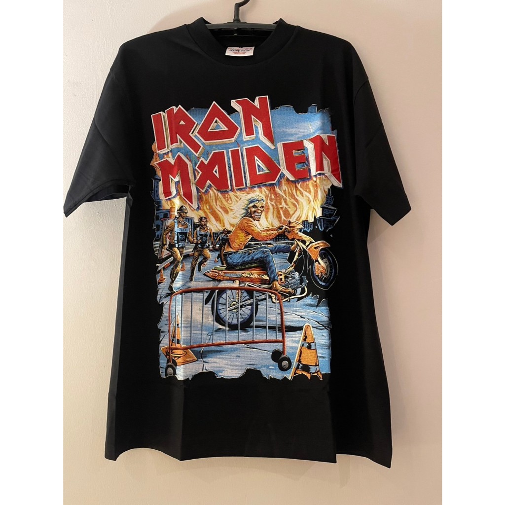 เสื้อ Hiptrack  รุ่น Iron maiden T-Shirt  #เสื้อวินเทจ#เสื้อยืด 90s#Vintage
