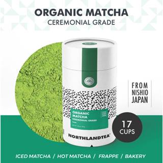 Northlandtea - ผงมัทฉะออร์แกนิค 50g - เกรดพิธีชงชา - Ceremon…