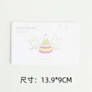 พร้อมส่ง การ์ดอวยพร วันเกิด มินิมอล การ์ดมายากล เปลี่ยนสีได้ มี4แบบ การ์ดขอบคุณ Birthday card พร้อมซองจดหมาย