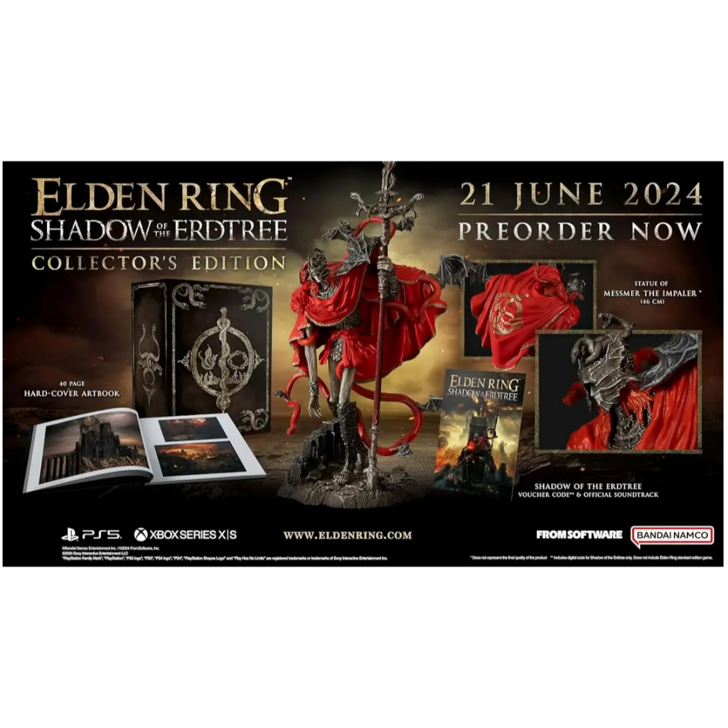 [ส่งด่วน] PlayStation : PS5 ELDEN RING Shadow of the Erdtree Collector's Edition (Z3-TH) DLC ไทย ไม่