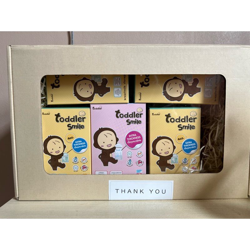 ถุงเก็บน้ำนม toddler 8 กล่อง (176 ใบ)