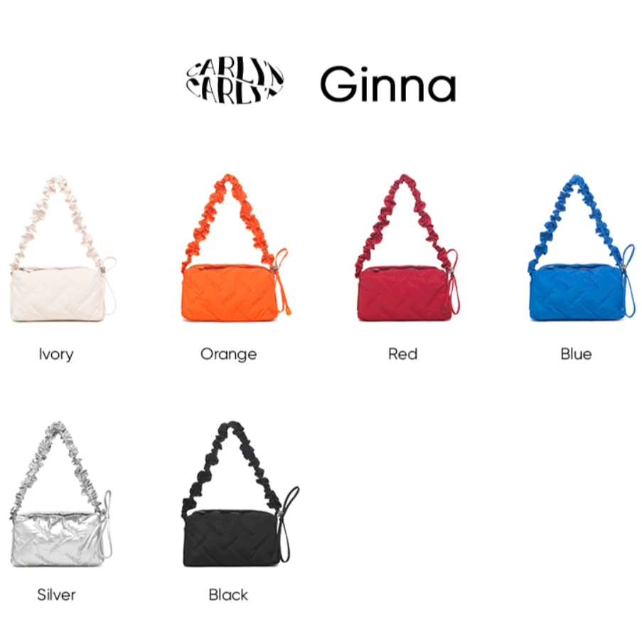 Carlyn Ginna 6 Colors H74109010 (Ivory, Orange, Red, Blue, Silver, Black)