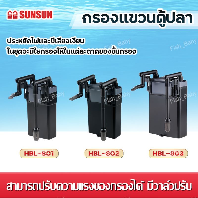 SUNSUN HEATER รุ่น GR-50B/GR-100B/GR-200B/GR-300B/GR-500B เครื่องปรับอุณหภูมิตู้ปลาพร้อมปลอกกันกระแท