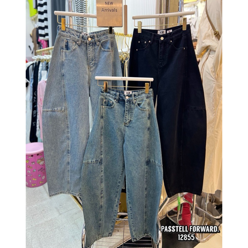 Korea baggy jeans ยีนทรงbaggyหลวมๆเท่ห์ๆเลย แนะนำเลยค้าาา ใส่สวยมาก Korea quality