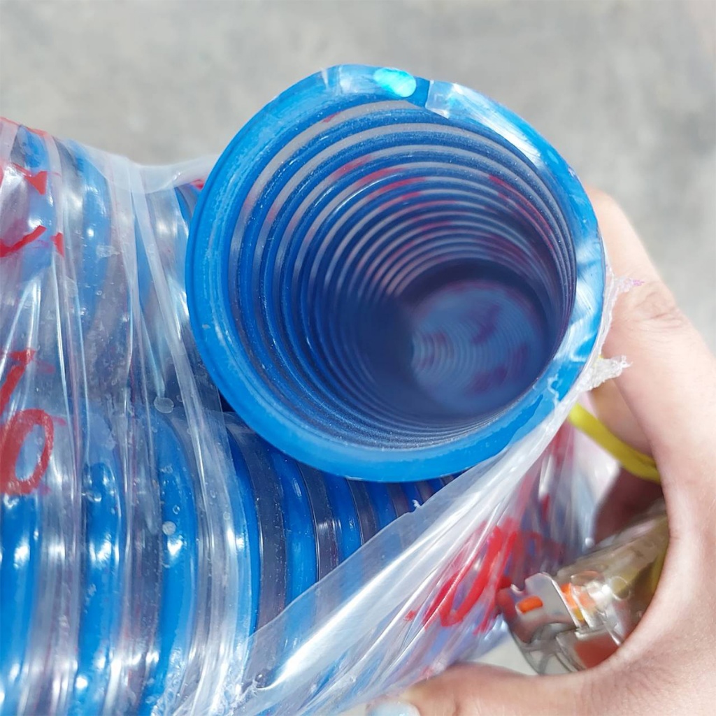 ท่อดูดน้ำ 1.5นิ้ว ท่อดูดน้ำสีฟ้า สายดูดน้ำ ท่อส่งน้ำPVC ความยาว 6-24เมตร