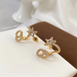 ✨ต่างหูเพชร รุ่นTop-04 Star งานก้านเงิน เพชรฝังละเอียดค่ะ งานเป๊ะที่สุดสวยค่ะ✨