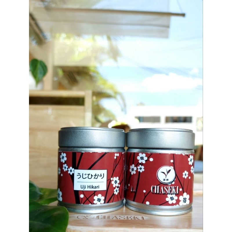 Chaseki Uji Hikari Single Cultivar 40g can Ceremonial Grade Matcha from Uji, Kyoto