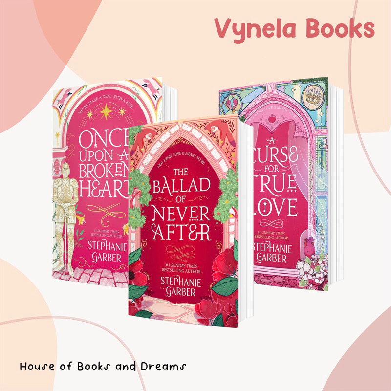 VYNELA (หนังสือภาษาอังกฤษ) ONCE UPON A BROKEN HEART/ THE BALLAD OF NEVER AFTER/ A CURSE FOR TRUE LOVE (#1-3/ UK EDITION)