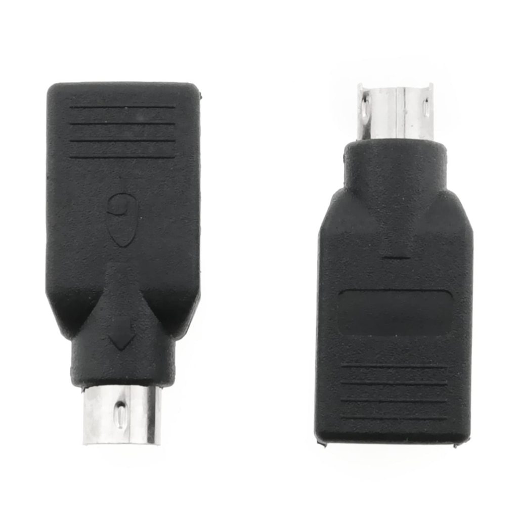 หัวแปลง USB TO PS/2 Converter For Mouse  Keyboard สีดำ สำหรับคอมพิวเตอร์