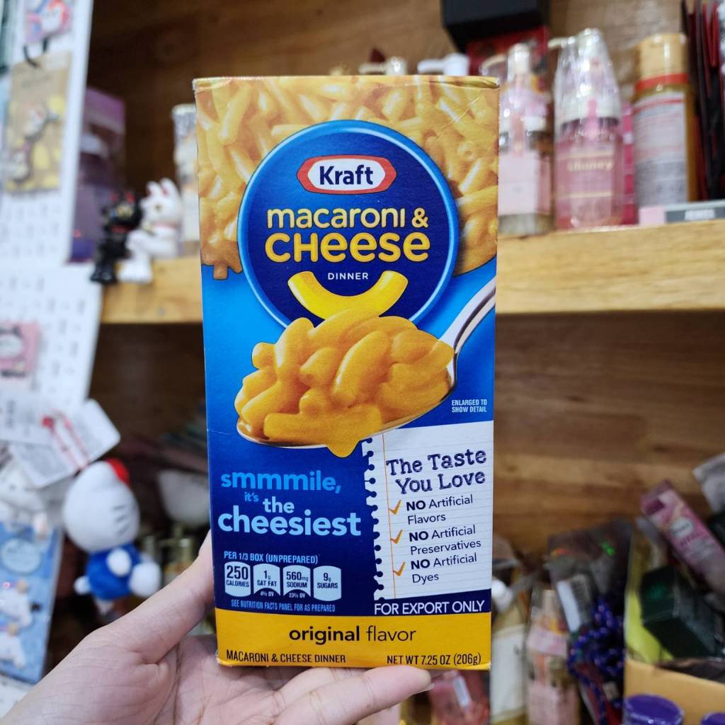 ⭐️พร้อมส่ง⭐️ Kraft Macaroni & Cheese Original ขนาด 206g คราฟท์มักกะโรนี
