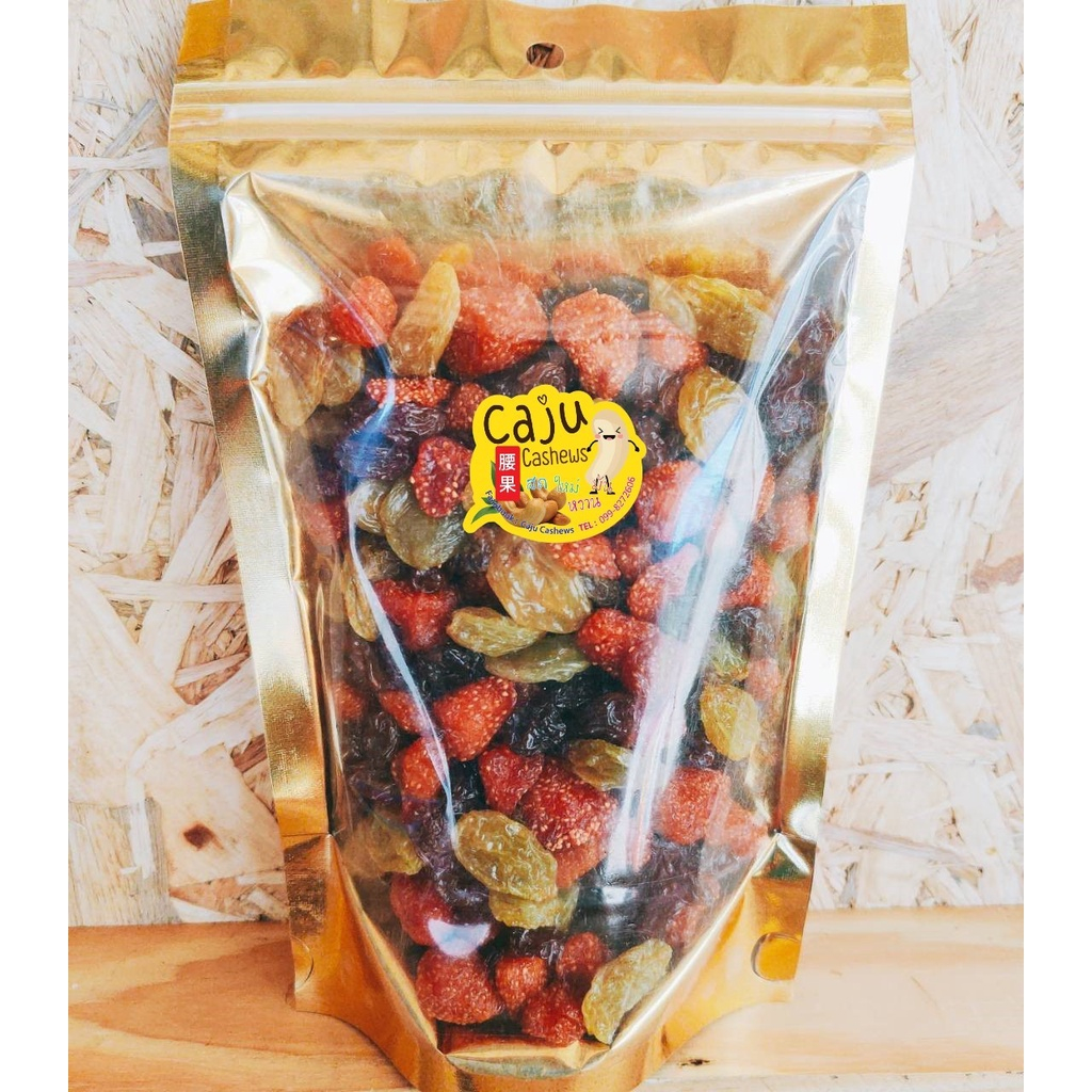 มิกซ์เบอร์รี่ Mix berry (ลูกเกดดำ ลูกเกดเหลือง สตรอว์เบอร์รี่ แครนเบอร์รี่ ) ธัญพืชเพื่อสุขภาพ รูปที่ 5