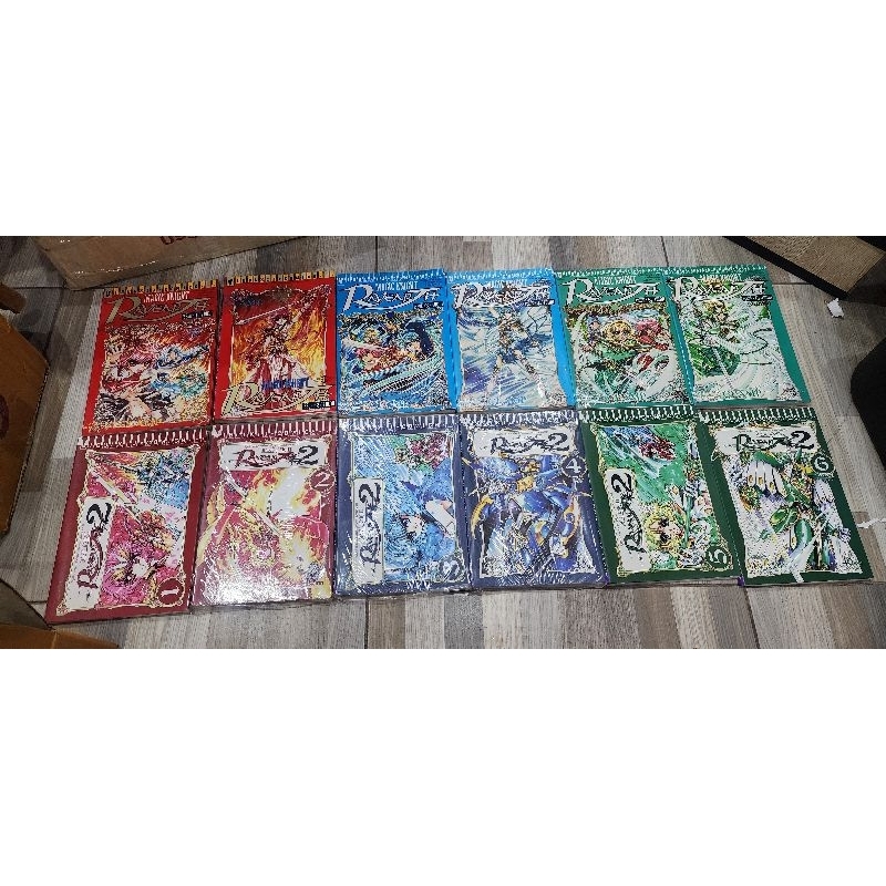 Magic knight rayearth เมจิกไนท์ เรย์เอิรธ 2ภาค 12เล่มจบ สภาพบ้าน