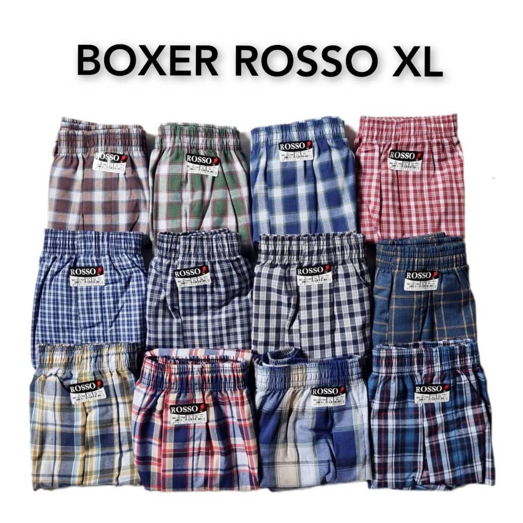 BOXER ROSSO - XL Model:WC-01760  ( XL = เอว 32-44นิ้ว สะโพก 48นิ้ว ยาว 17นิ้ว)