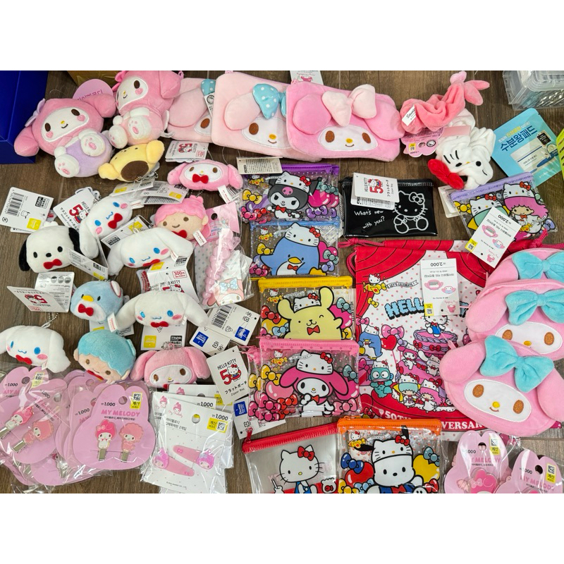 พร้อมส่ง กิ้ป DAISO SANRIO เกาหลี/ญี่ปุ่น ไดโซะ ซานริโอ้ คิตตี้ มายเมโลดี้