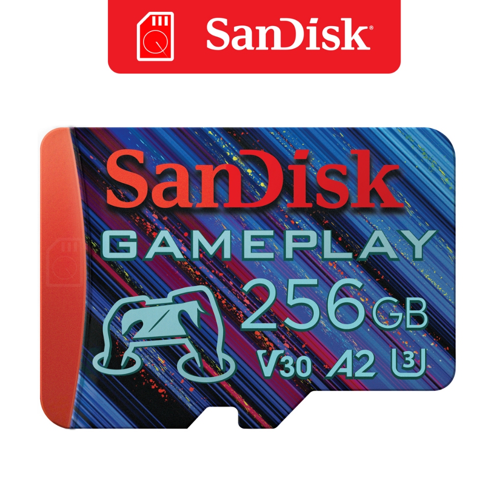 SanDisk GamePlay microSD card reads 256GB ( SDSQXAV-256G-GN6XN )190MB/s writes 130MB/s