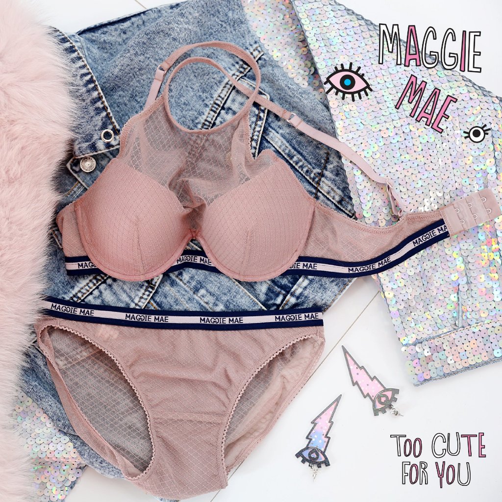 Sabina เซ็ทชั้นในซาบีน่า Maggie Mae รุ่น No Drama Please รหัส SBT1027BR + SUT1027BR สีน้ำตาลอ่อน Bra