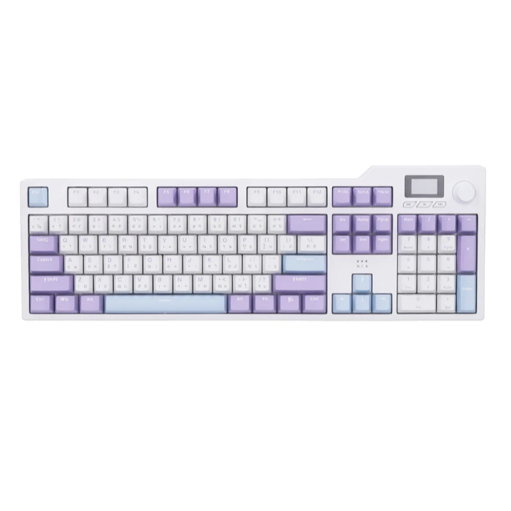 WIRELESS KEYBOARD (คีย์บอร์ดไร้สาย) AJAZZ AK35I PRO V2 (MOUNTAIN MIST) (SEA SALT SWITCH RGB EN/TH)