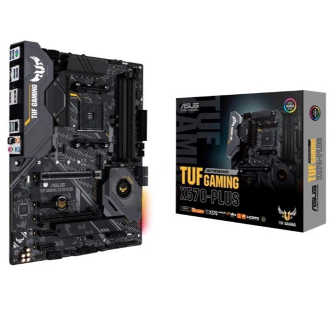 เมนบอร์ด ASUS TUF GAMING X570-PLUS สำหรับ AMD Ryzen