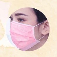 NEXT HEALTH หน้ากากอนามัย3 ชั้น สีชมพู