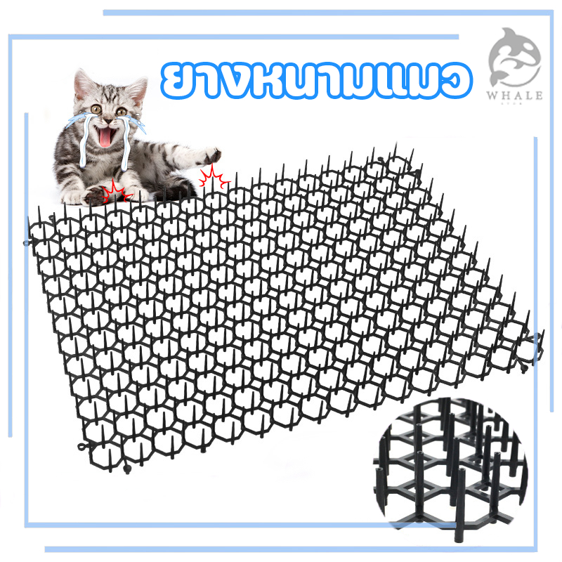 พร้อมส่ง ปลอดภัยที่ไล่แมว หนามไล่แมว ที่กันแมว ยางหนามแมว ปลอดสารพิษ