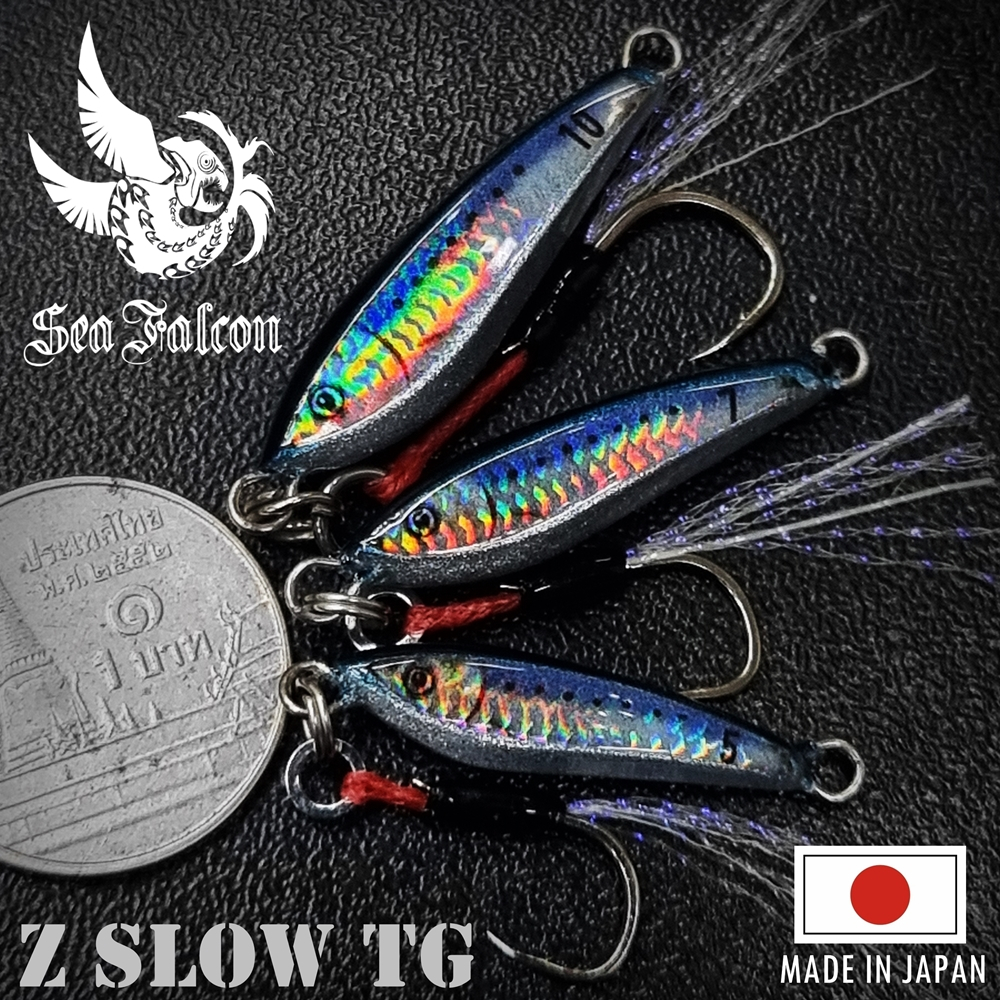 SEA FALCON Z SLOW TG 5g 7g 10g   *** ไมโครจิ๊ก ทังสเตน มีตัวเบ็ดพร้อมใช้งาน แอคคมๆ MADE IN JAPAN 100% ***